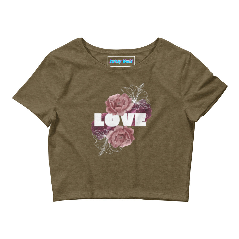 Love Roses Crop Top