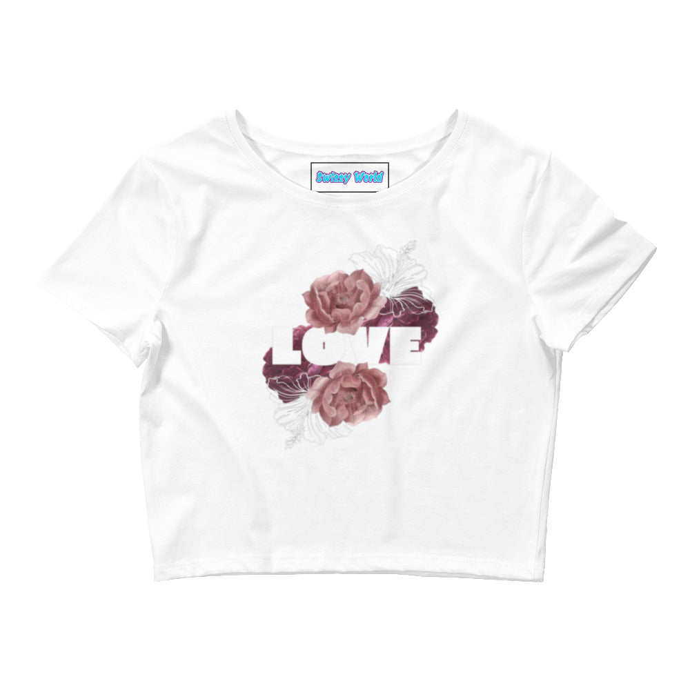 Love Roses Crop Top